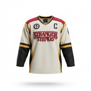 Stranger Things Logo Hockey Jersey - BoxLunch Size Large